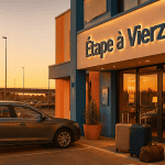 hôtel vierzon proche autoroute façade parking