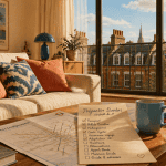 location appartement londres courte durée salon élégant