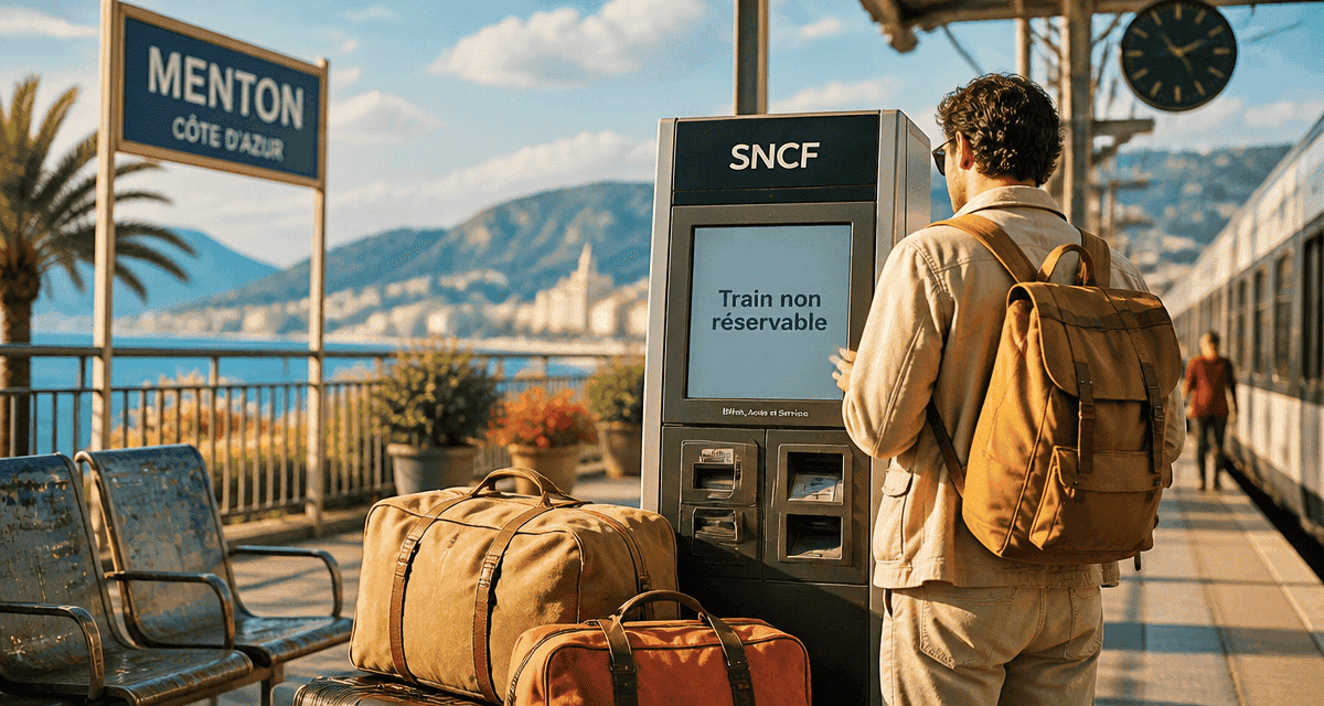 pourquoi train non reservable borne SNCF