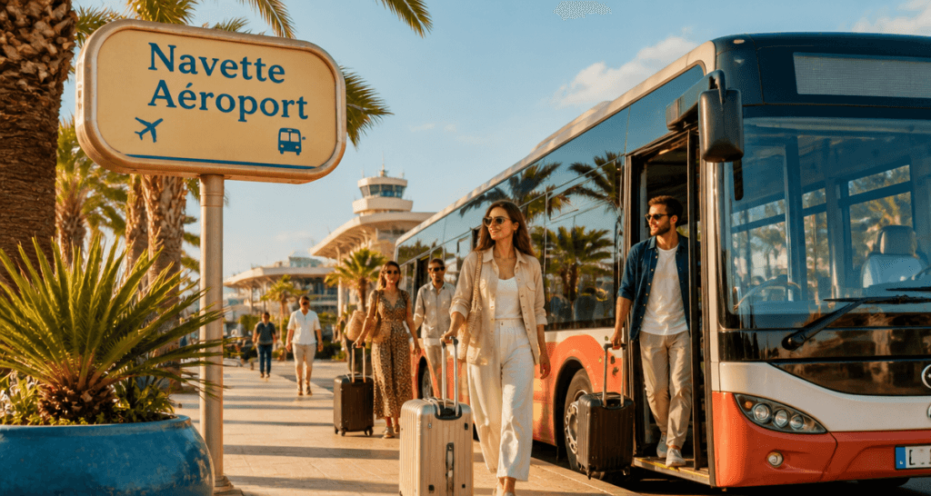 toulouse navette gare aéroport devant terminal