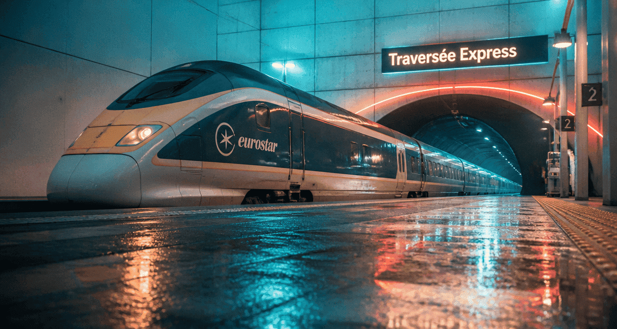 Tunnel sous la Manche durée traversée train Eurostar