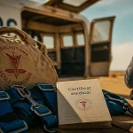 Age pour sauter en parachute : certificat médical et harnais de parachutisme