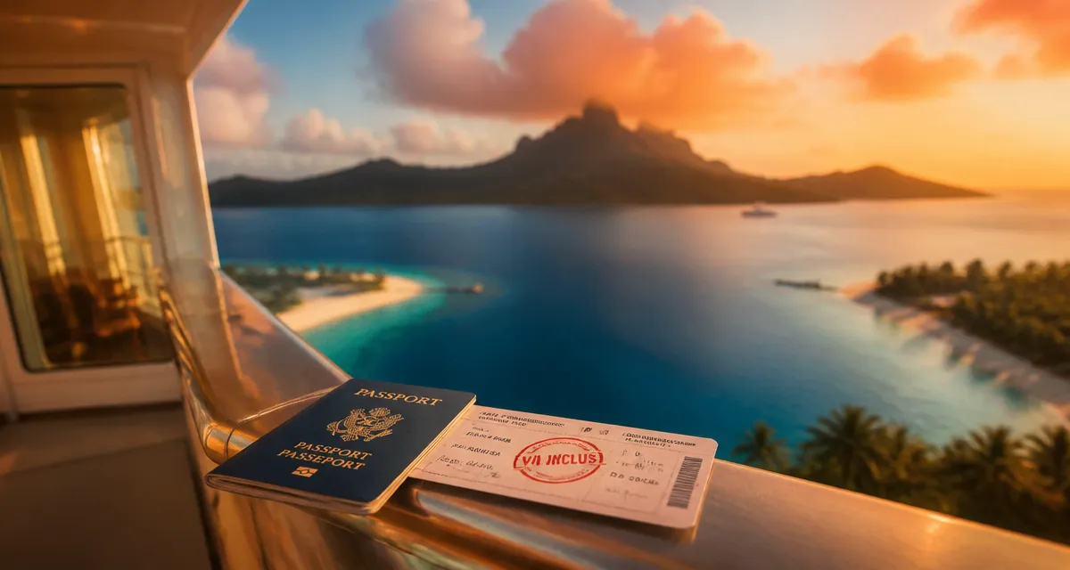 Croisière Aranui vol inclus vers les Marquises, passeport et billet