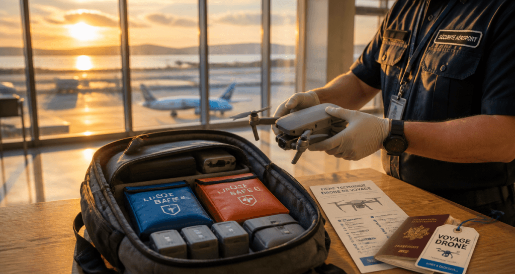 drone avion contrôle sécurité aéroport