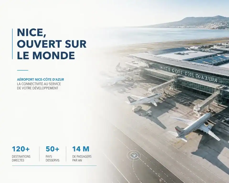 Aéroport Nice-Côte d'Azur pour un vol au départ de Nice