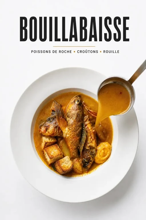 Bouillabaisse traditionnelle servie au restaurant Chez Michel à Marseille