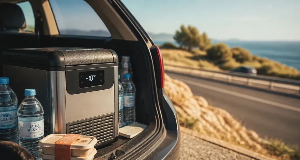 Frigo pour la voiture à compresseur, -10°C