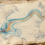 gulf stream carte marine illustrée