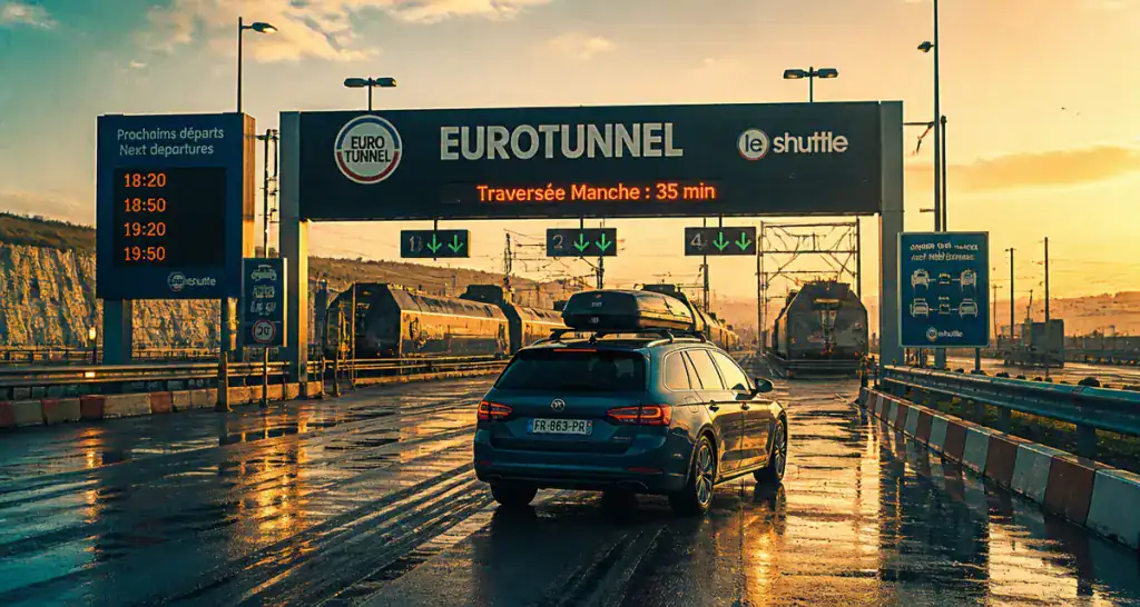horaire tunnel sous la manche entrée terminal eurotunnel