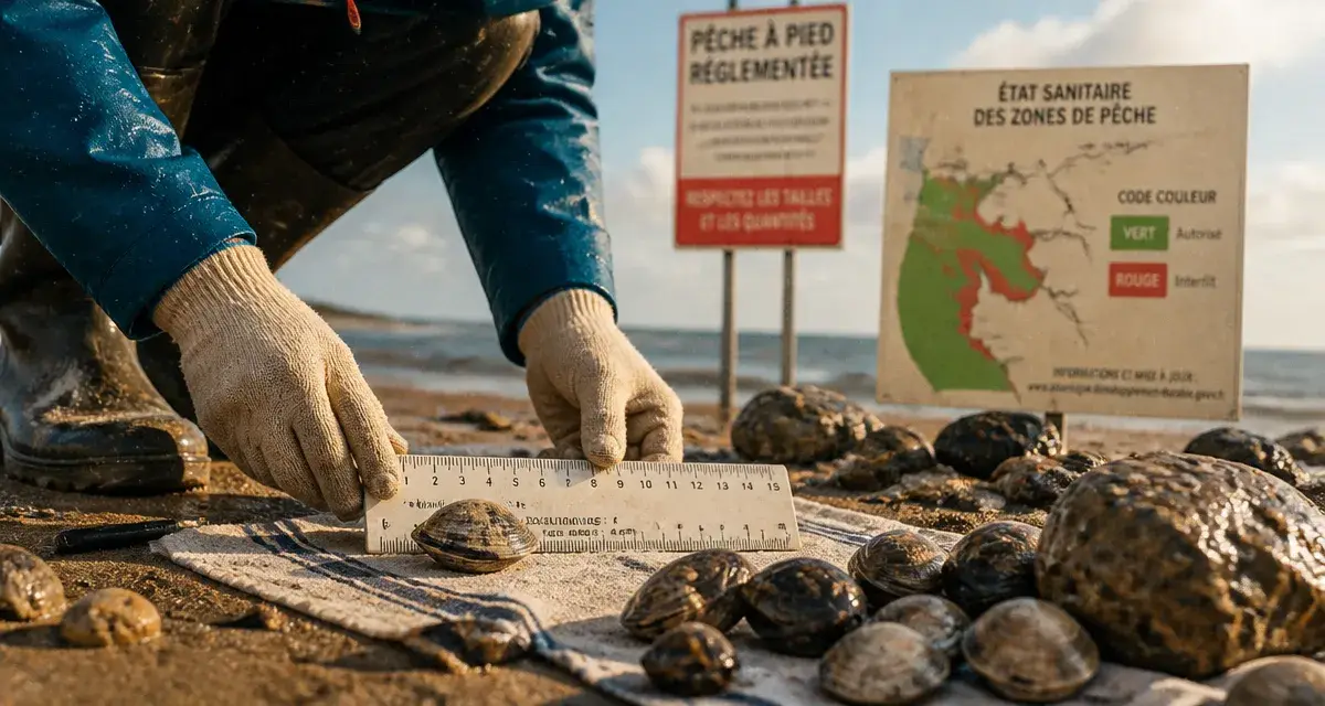 Interdiction pêche à pied Loire-Atlantique après pluie : vigilance zones à éviter