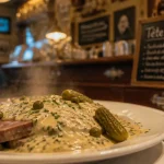 La taverne Sarzeau : tête de veau gribiche, plat fumant