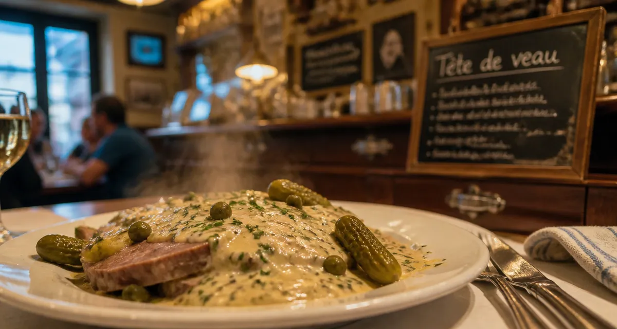 La taverne Sarzeau : tête de veau gribiche, plat fumant
