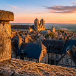 langres hotel remparts coucher de soleil