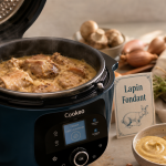 Meilleure recette de lapin au cookeo : lapin fondant en sauce moutarde-crème