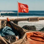 Baignade sécurité à éviter à la réunion : tuba et gourde près du récif
