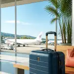 Vol au départ de Nice valise aéroport