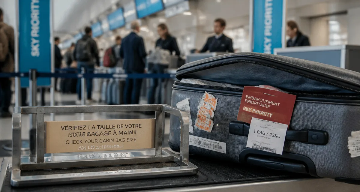 Volotea avis bagages : contrôle bagage cabine et surcoûts à l’embarquement