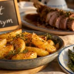 Accompagnement gigot : gratin dauphinois et légumes de printemps