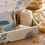 Activité créative adulte : bougie DIY en fabrication sur table