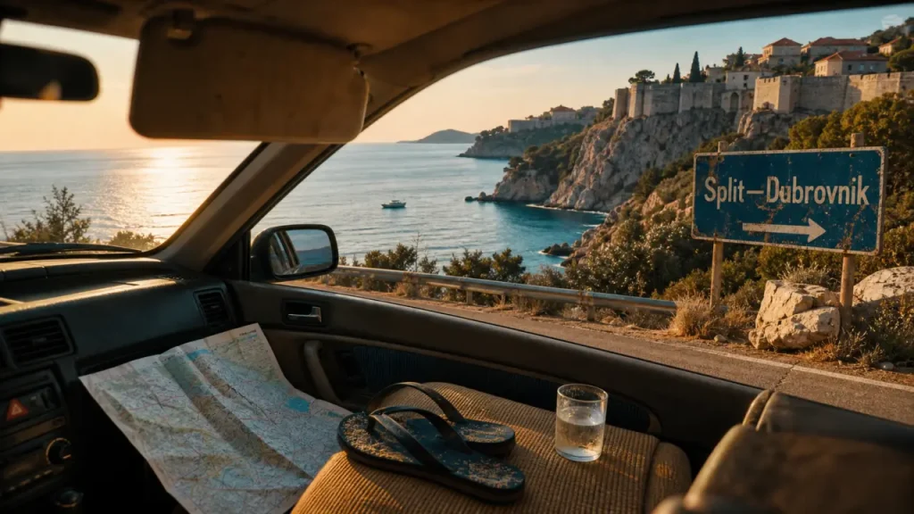 La croatie en une semaine : road trip Split à Dubrovnik, bord de mer Adriatique