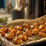 Cuisson pomme grenaille au four à 200 °C, pommes de terre dorées