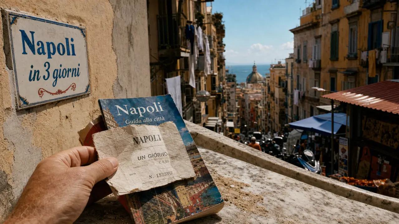 Naples 3 jours : centre historique, Pompéi et Vomero, vue Spaccanapoli