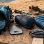 Randonner leger : sac léger, poids de base 5 à 7 kg