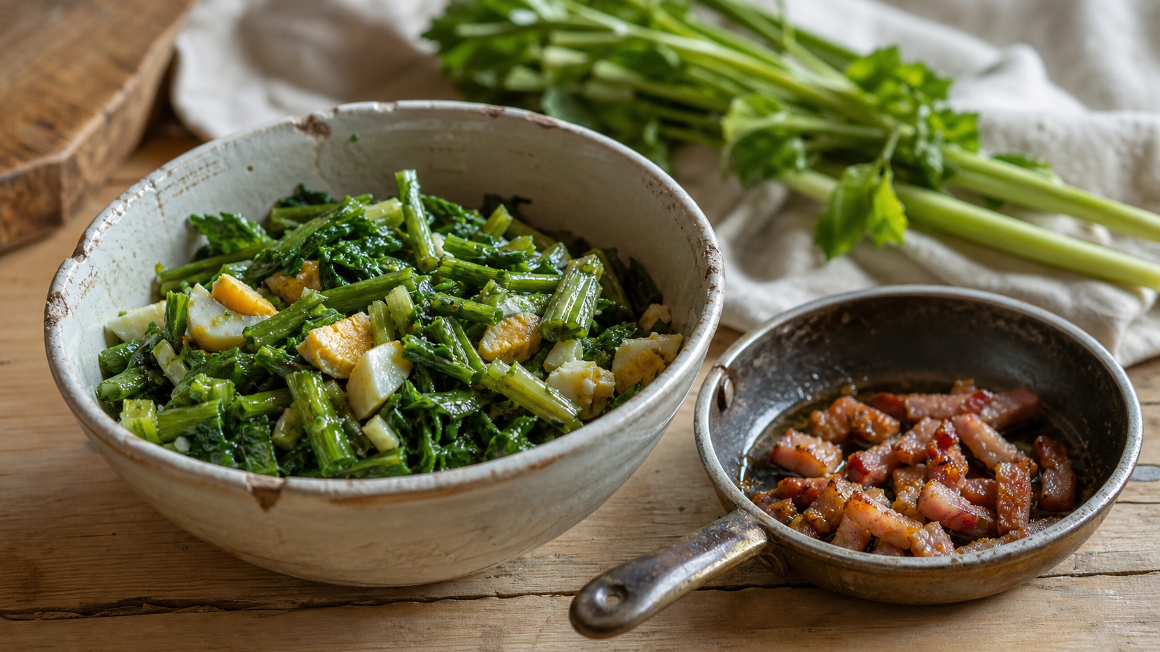 Respounchous recette au vinaigre, cuisson courte et amertume maîtrisée