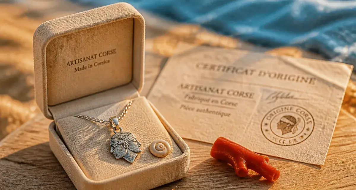 Bijoux corse femme : pendentif argent tête de Maure et œil de Sainte Lucie