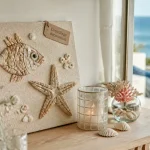 Coquillage décoration : décor mural en coquillage chic