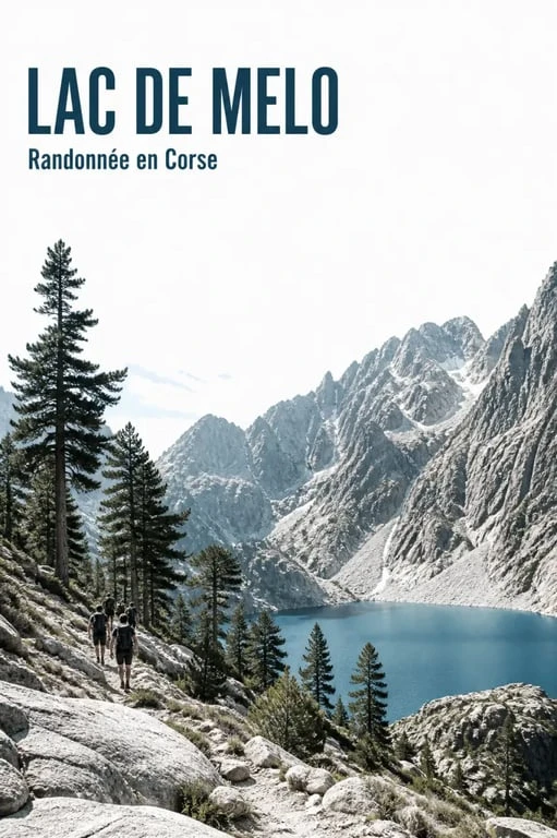 Randonnée lac melo corse dans le cirque rocheux de la Restonica