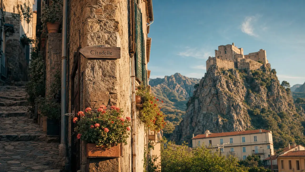 Que faire à Corte Corse : citadelle dominant Corte