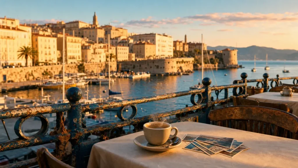 Que faire Ajaccio : vieille ville et Vieux Port, golden hour