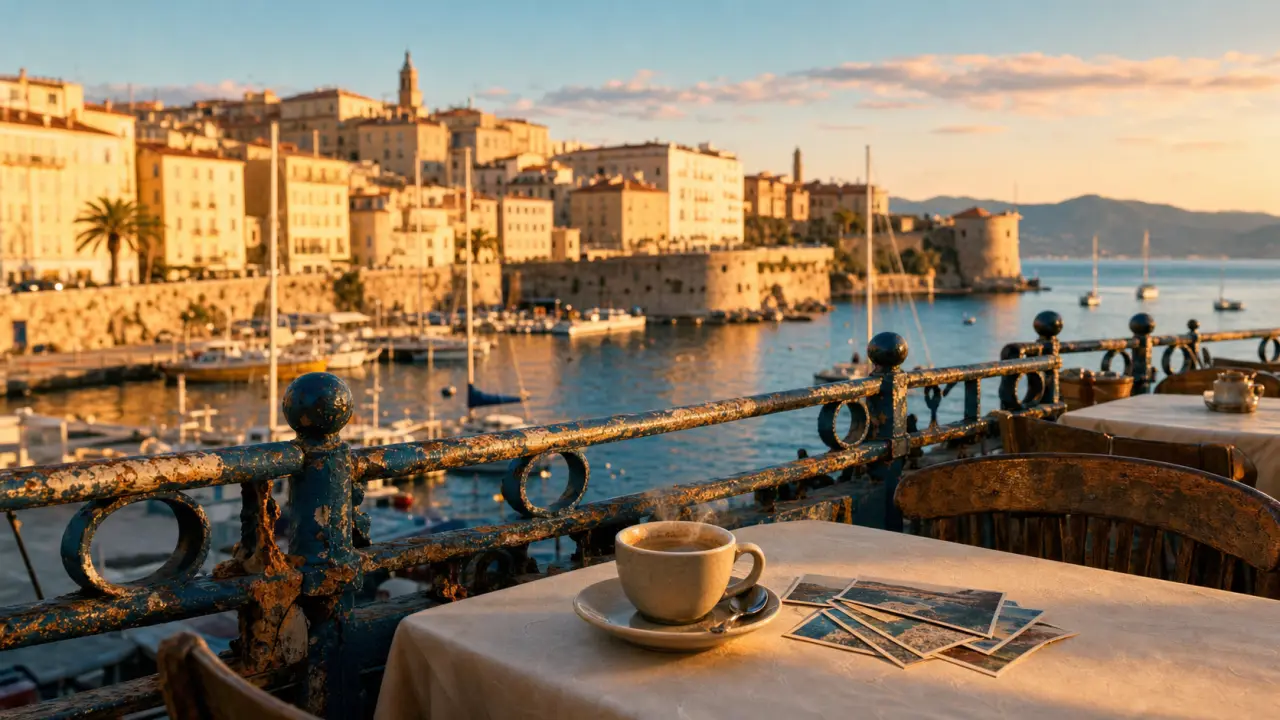 Que faire Ajaccio : vieille ville et Vieux Port, golden hour