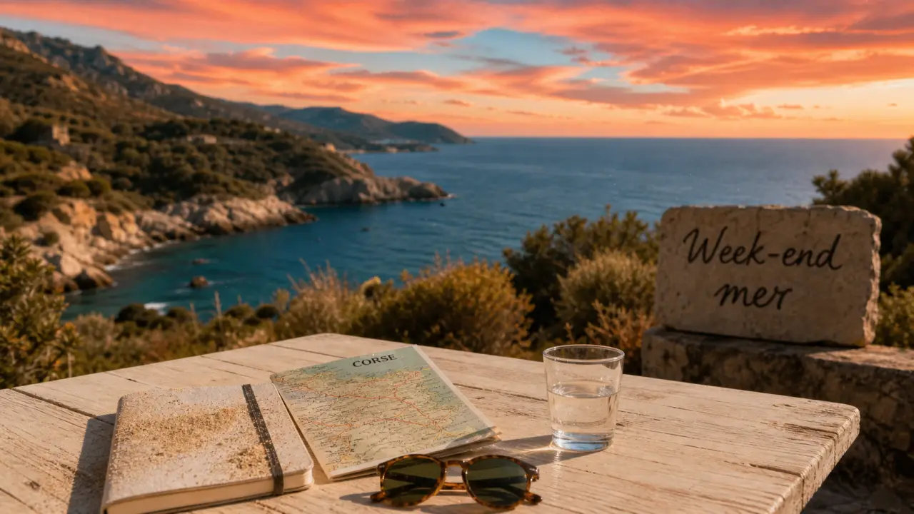 Que faire en Corse ce week-end : mer et villages, carte et carnet sur fond de crique