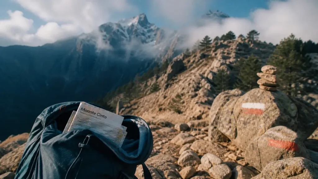 Randonnée Monte Cinto Corse : pierriers et crête depuis Haut-Asco