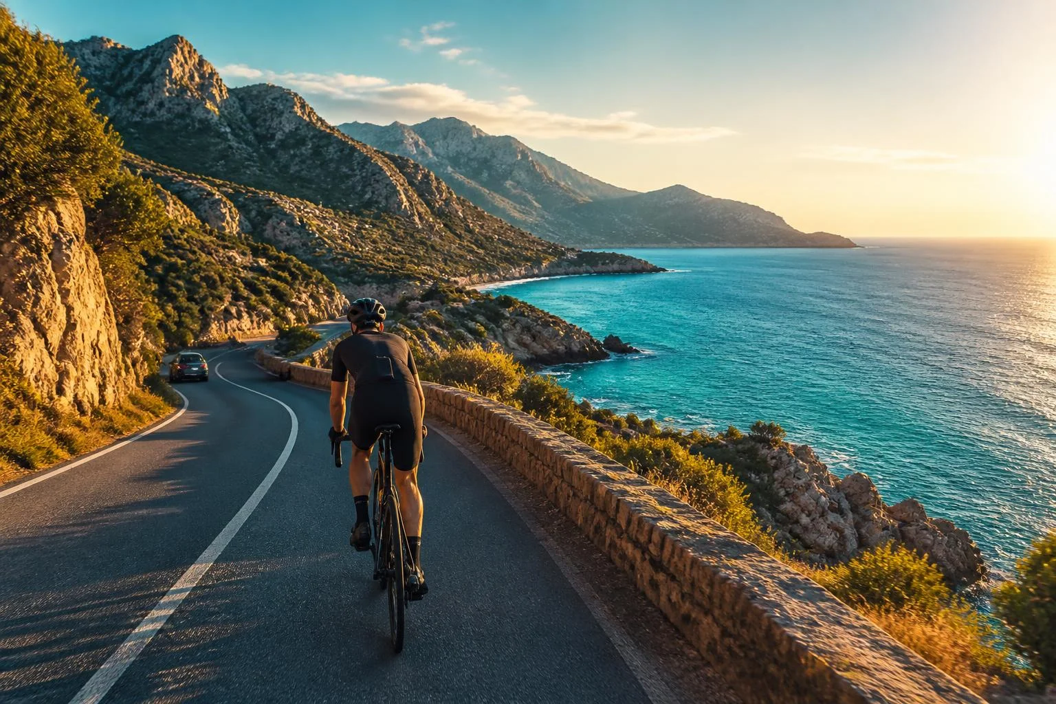Randonnée à vélo sur le littoral corse : 4 itinéraires