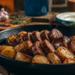 Recettes figatelli : figatellu corse poêle en fonte