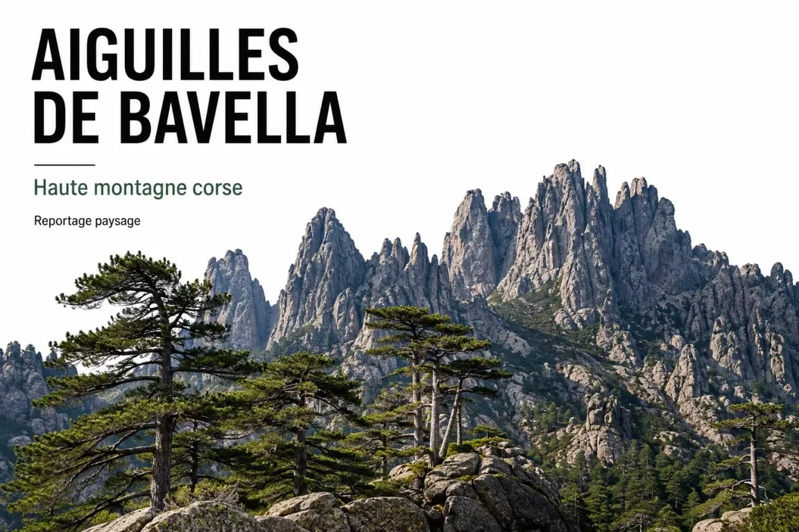 Que faire a Conca Corse : panorama des aiguilles de Bavella depuis Conca