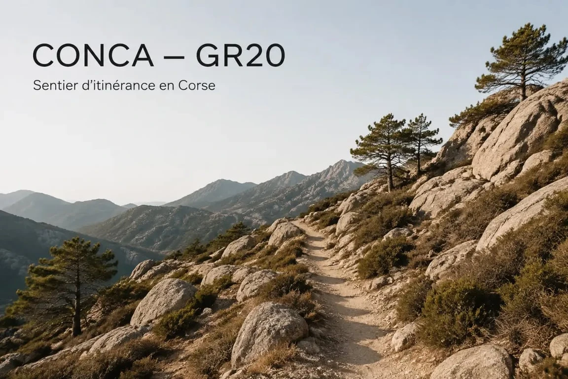 Que faire a Conca Corse : sentier de randonnée proche du GR20 au-dessus de Conca