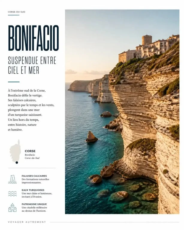 Falaises calcaires de Bonifacio, incontournable que faire en Corse du Sud