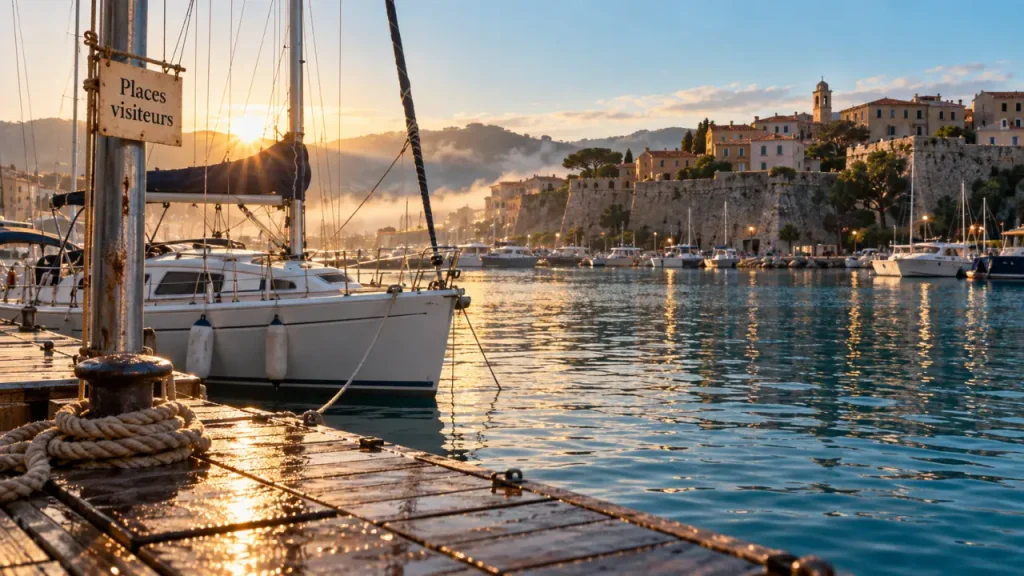 Port de plaisance de porto vecchio : 150 places visiteurs au lever du soleil