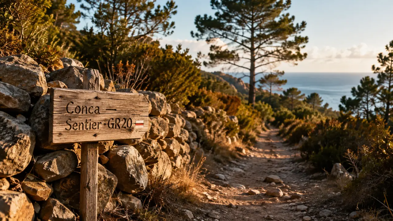 Que faire a conca corse : Sentier GR20 près de Conca, Corse