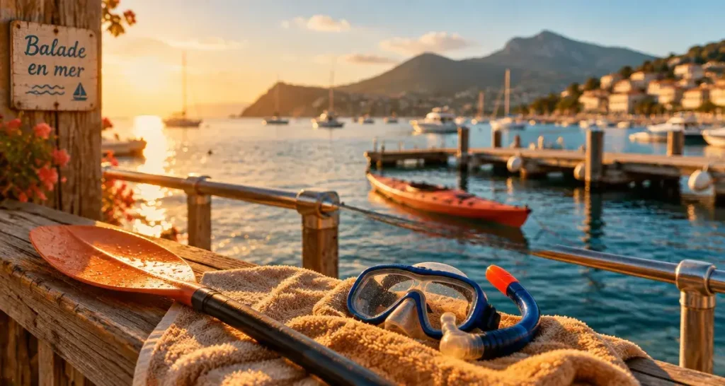 Activité propriano : balade en mer, kayak et snorkeling au port de Propriano