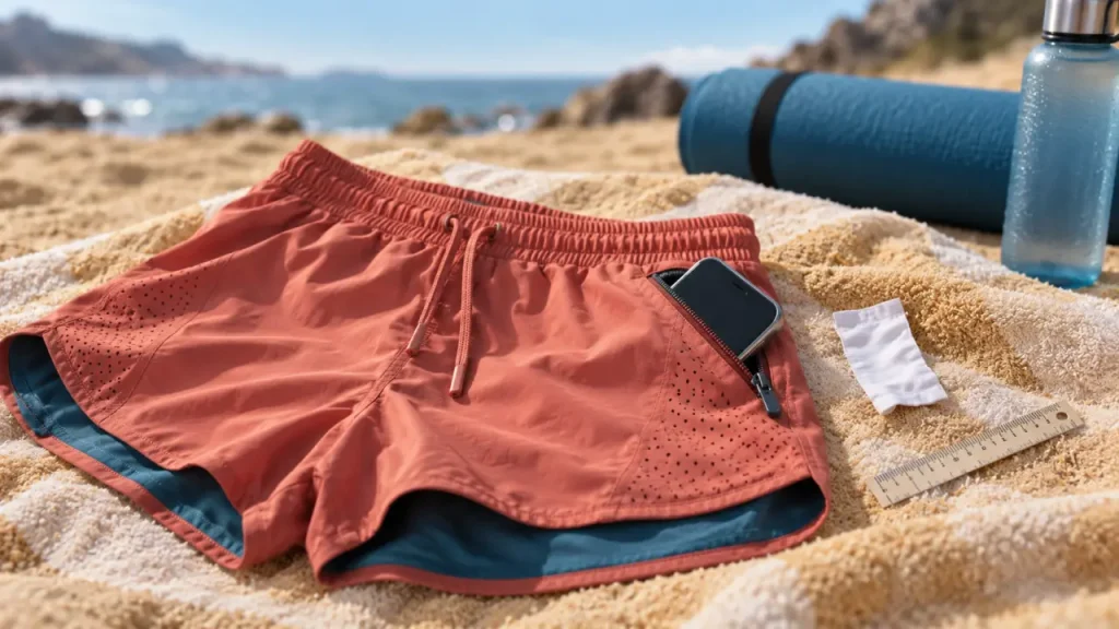 Short de sport pour femme : ne remonte pas à l’entraînement